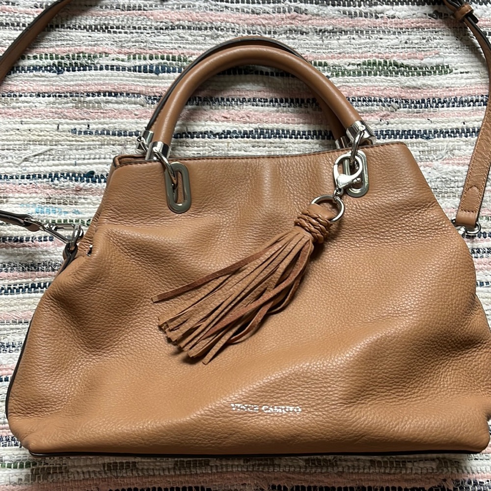 Brown Purse with removable Straps and Tassel